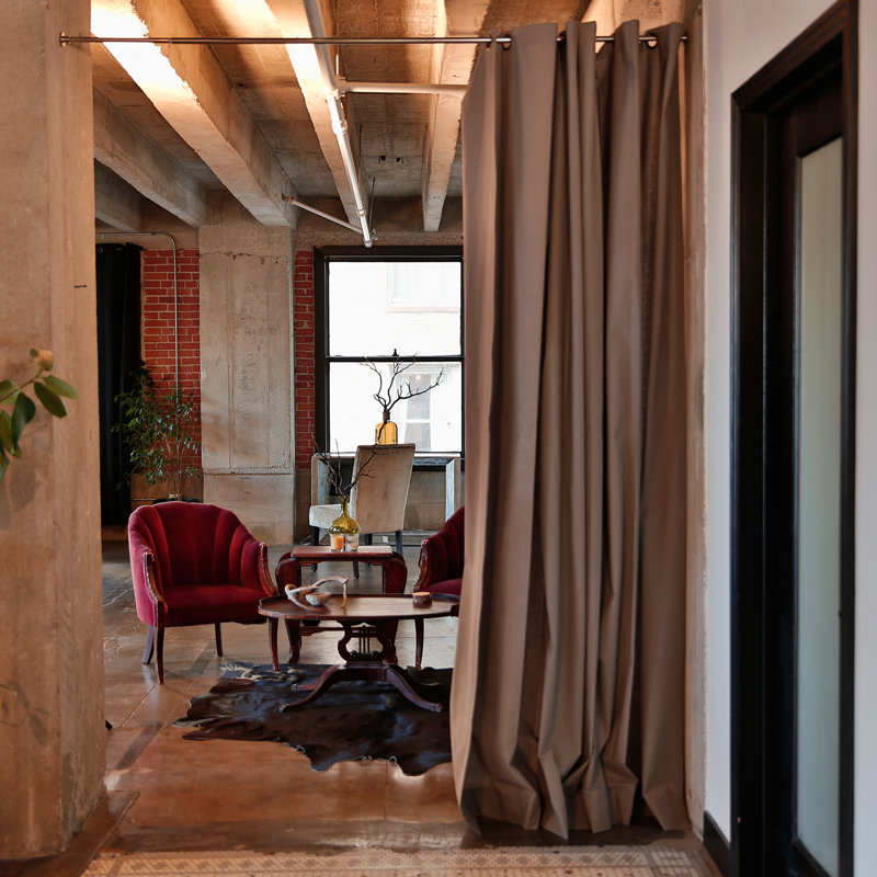 RoomDividersNow Muslin Tension Rod Room Divider Kit & Reviews Wayfair.ca